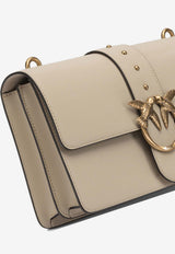 PINKO Medium Love Birds Buckle Shoulder Bag Beige 105857A0F1C50Q_877b33d0-f554-40d9-9fe2-b9991668b2c3