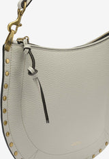 Isabel Marant Medium Oskan Soft Zip Shoulder Bag White 25ABF0066FAC3C22M20CK_3d4f27a1-e95c-46f7-9673-43f8ce26ee79