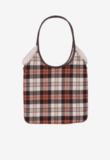 Miu Miu Ivy Checked Shoulder Bag Multicolor 5BG231VMLN2ID5_F0Z0F