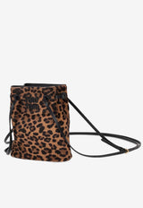 Miu Miu Leopard Print Crossbody Bag Brown 5NF4602IFT_F0151