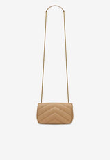 Saint Laurent Mini Loulou Shoulder Bag Beige 821749AAEAX_2357