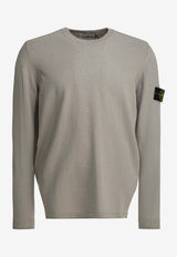 Stone Island Compass Patch Crewneck Sweater Gray 5100062S00B9V0061_816ed08f-bfff-4cfc-ae91-b87fe7f28231