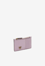 PINKO Love Birds Zip Leather Wallet Pink 100251A0F1P26Q_092aa2cf-7e5f-4682-80b3-ef8a6d50c550
