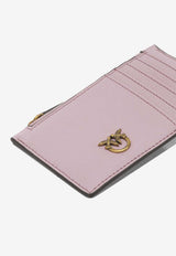 PINKO Love Birds Zip Leather Wallet Pink 100251A0F1P26Q_092aa2cf-7e5f-4682-80b3-ef8a6d50c550