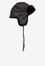 P.A.R.O.S.H Faux-Fur Trapper Hat Black D010532PORTAL_813