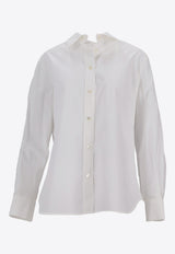 P.A.R.O.S.H Canyox Long-Sleeved Buttoned Shirt White D381274CANYOX25W_001