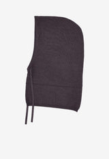 P.A.R.O.S.H Lime Wool-Blend Balaclava Brown D000533LIME25_086
