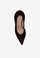 P.A.R.O.S.H 55 Suede Leather Pumps Brown D070286SHESHOE_086