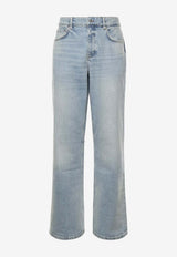 Represent Washed Straight-Leg Jeans Blue MLM10049608_CALIFORNIA BLUE_41114705