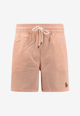Polo Ralph Lauren Striped Swim Shorts Peach 710957784501_CLASSIC PEACH STRIPE_48136839