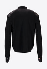 Moncler Zip-Up High-Neck Cardigan Black K20979B00010M1122_999