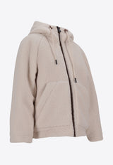 Moncler Yushan Zip-Up Fleece Jacket Ivory K20981A0003989B4E_081