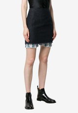 Thom Browne Layered Mini Skirt Blue FGC626T05385415