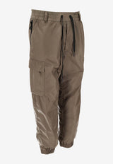 Moncler Drawstring Cargo Pants Green K20972A000015988K_823