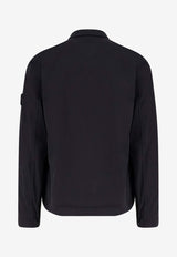 Stone Island Logo Patch Long-Sleeved Shirt Black L1S151200013S0A10V0029_Black_47874464