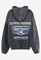 Represent Nothing Faster Faded Hoodie Black MLM10061104_STAINED BLACK_41114862