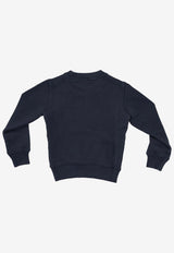 Autry Kids Boys Logo Embroidered Sweatshirt Navy KSPKP3JV_V