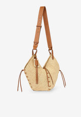 Losange Raffia Shoulder Bag