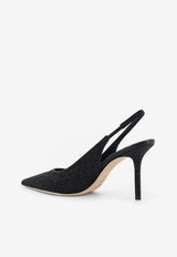 Love 85 Slingback Glittered Pumps