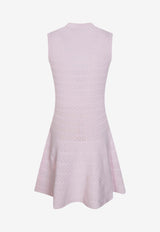 Self-Portrait Buttoned Knit Mini Dress Pink SS26063SPPINK_Pink_42176782