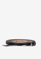 Maison Margiela Two-Tone Leather Belt Black SA1TP0019P8222_HB112