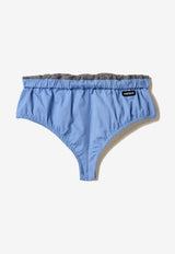 Miu Miu Technical Silk Poplin Briefs Light Blue SP9465SOOO1BMS_F0013