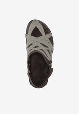 Rick Owens Megalace Suede Mules with Laces Brown RP02E4817LVSW1_04