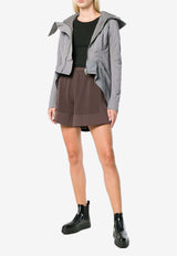 Rick Owens Cashmere Knitted Mini Shorts Brown RO18F4677CHCG444