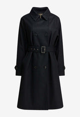 Herno Double-Breasted Belted Trench Coat Blue IM000202D127829290_cdec1337-d231-4fe0-9836-2e773800d576