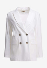 Herno Double-Breasted Buttoned Blazer White GA000317D560361000_671b0353-67d0-4d19-af7b-719e55bf4dc7
