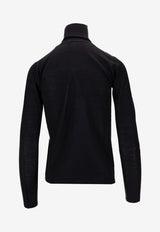 Max Mara Saluto Turtleneck Wool Sweater Black 2521366162600SALUTO_005