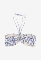 Isabel Marant Salma Printed Bikini Top Blue SG0022FAD1P01I30BU_Blue_41973167