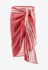 Isabel Marant Lucilia Printed Pareo Red PR002XFAD1C01A70RD_Red_41973120