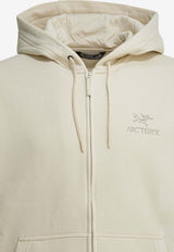 Arc'teryx Emblem FZ Zip-Up Hooded Sweatshirt White X000009929EMBLEM FZ HDYSEA SALT_8e556bfb-a444-44b1-9b6f-c9a07acb5c65