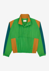 Saint Laurent Cassandre High-Neck Jacket Green 868586Y6J18_3710