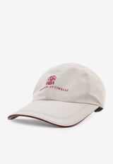 Brunello Cucinelli Logo-Embroidered Baseball Cap Brown MM4799859CFZ58_BROWN FREDDO ROSSO_40000147