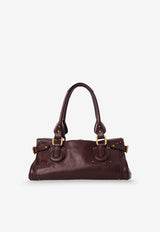 Chloé Paddington Leather Shoulder Bag Brown CH25WS802P7527M_CraftyBrown_41114804