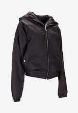 Rick Owens Sealed Zip-Up Windbreaker Jacket Black DS02E7720NP_09
