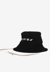 Rick Owens DRKSHDW Gilligan Fisherman Hat Black DA02E7479BMOEM6_0908