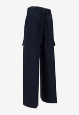 P.A.R.O.S.H Cedro Drawstring Cargo Pants Blue D232486CEDRO_012