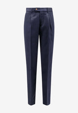 Brunello Cucinelli Tailored Straight-Leg Pants Blue MR478L00HC1021_Blue_40000189