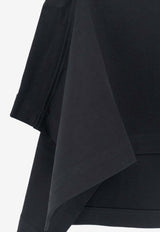 Alaïa Paneled Crewneck T-shirt Black AA9I0026J103C999_Black_48013828