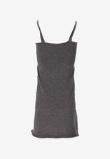Miu Miu Cashmere Tank Mini Dress Gray MMA921SOOO19DJ_F0480