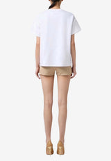 Elisabetta Franchi Logo Print T-shirt White MA02256E2_270