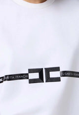 Elisabetta Franchi Logo Print T-shirt White MA02256E2_270