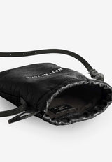 Balenciaga Debossed Logo Nappa Leather Phone Holder Black 8529302ABH61090_BLACK/L WHITE_44824376
