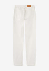 Loro Piana Sade High-Waist Denim Pants White FAQ66441000_White_53281612