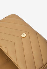 Saint Laurent Medium Loulou Quilted Leather Shoulder Bag Tan 801439-AAEAX-2357