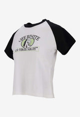 Off-White Horse Billboard Print Slim T-shirt White OWAA137S25JER001_0110