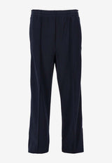 Miu Miu Straight-Leg Pants with Elastic-Waist Navy MP1955SOOO14OA_F0124